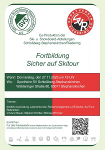 Ankündigung Vortrag Plakat-Flyer mit barcode